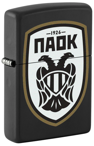 PAOK Black Logo Zippo