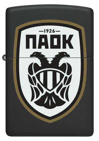 PAOK Black Logo Zippo