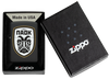 PAOK Black Logo Zippo