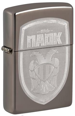 PAOK Sheild Laser Zippo