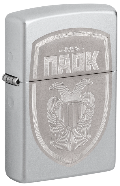 PAOK Sheild Laser Zippo