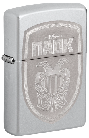 PAOK Sheild Laser Zippo