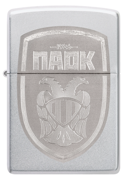 PAOK Sheild Laser Zippo