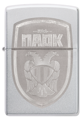 PAOK Sheild Laser Zippo