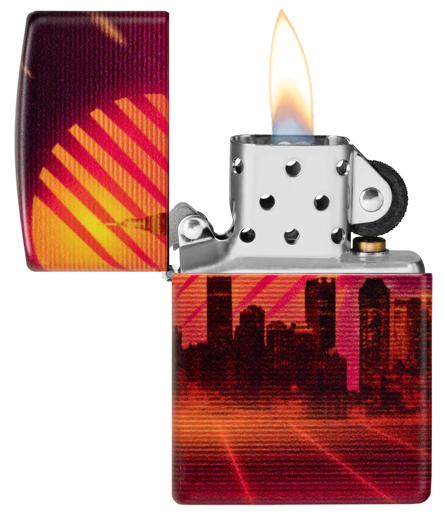 Cyber City Design Zippo
