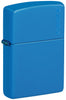 Sky Blue Matte Zippo Logo