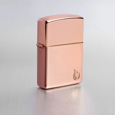 Armor® High Polish Rose Gold Flame Design