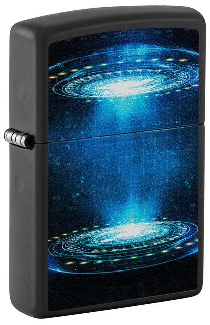 UFO Flame Design Zippo