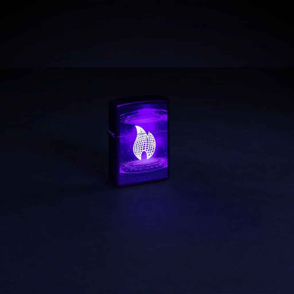 UFO Flame Design Zippo