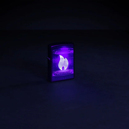 UFO Flame Design Zippo