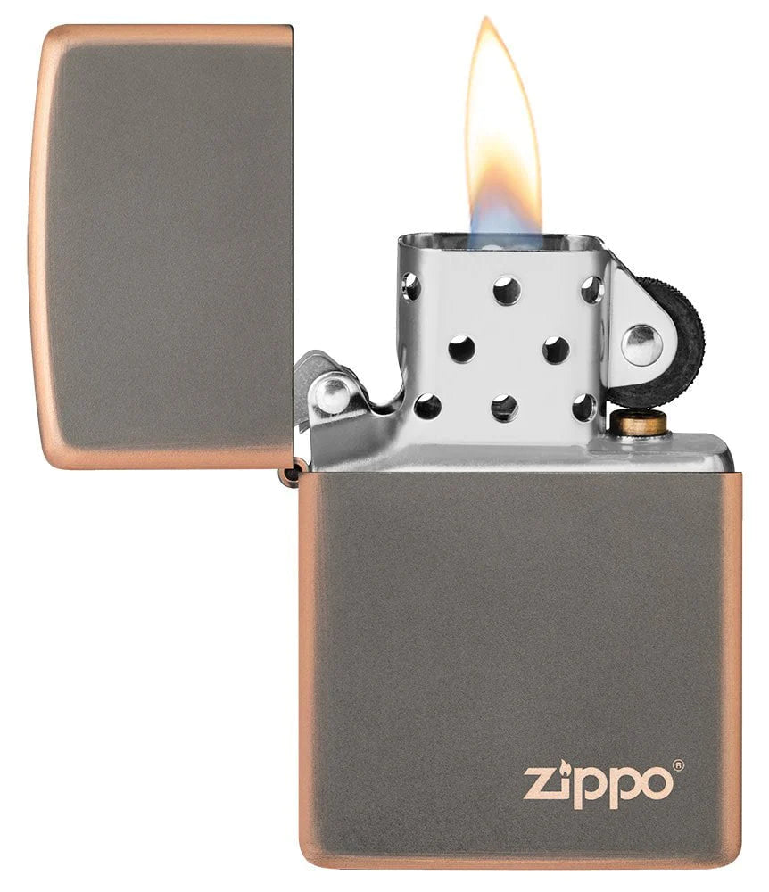 Rustic Bronze Zippo Logo