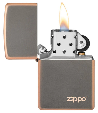 Rustic Bronze Zippo Logo