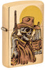 Cowboy Skull Design Zippo