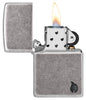 Armor® Antique Silver Flame Design