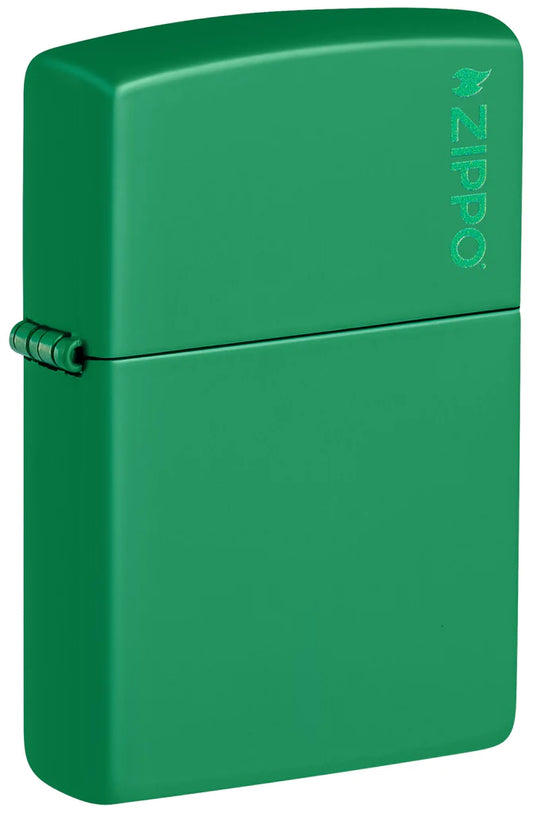 Grass Green Matte Zippo Logo