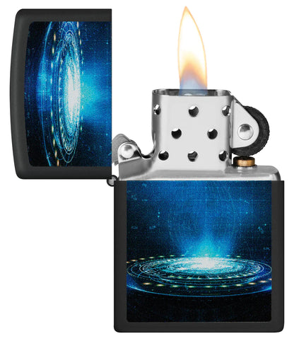 UFO Flame Design Zippo