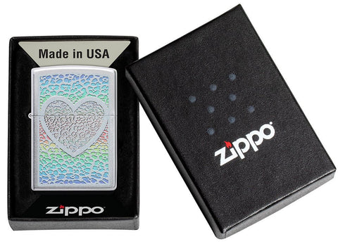 Heart Design Zippo