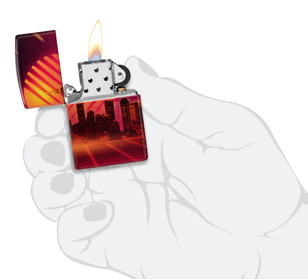 Cyber City Design Zippo