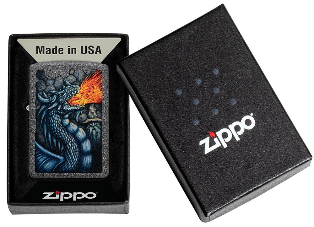 Fiery Dragon Design Zippo