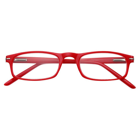 '+3.50 Power Red Readers with Silver Accents