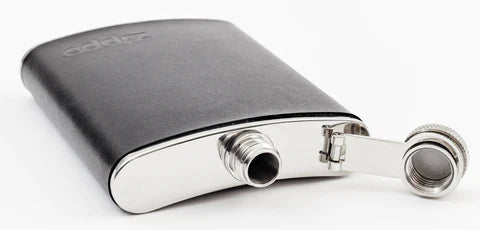 Leather Wrapped / Stainless Flask 177ml
