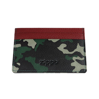 Cardholder Camo Green Zippo