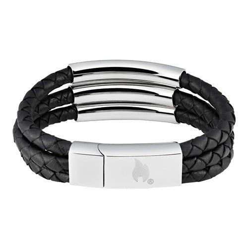 Triple Strap Leather Bracelet