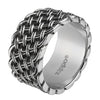 Stainless Steel Braided Ring