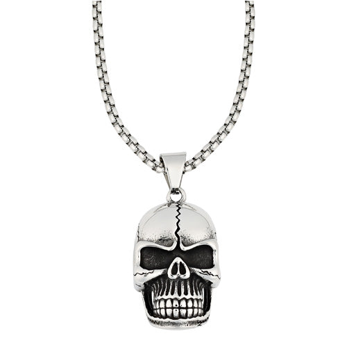 Skull Head Pendant Necklace