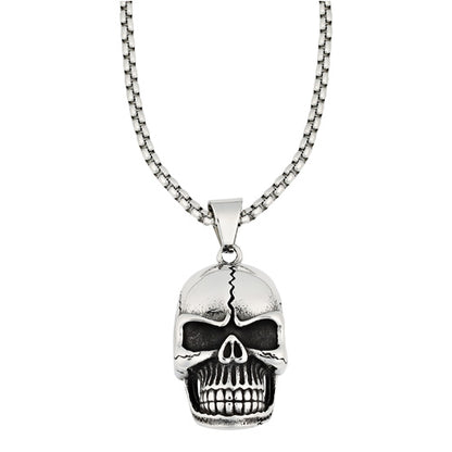 Skull Head Pendant Necklace