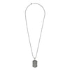 Black Crystal Pendant Necklace