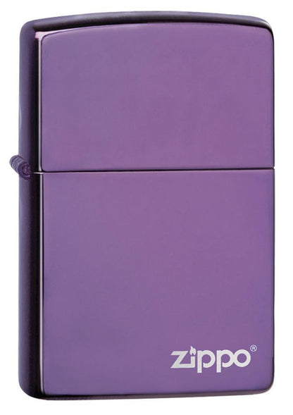 28124- Abyss Windproof Zippo Lighter with a laser engrave Zippo logo