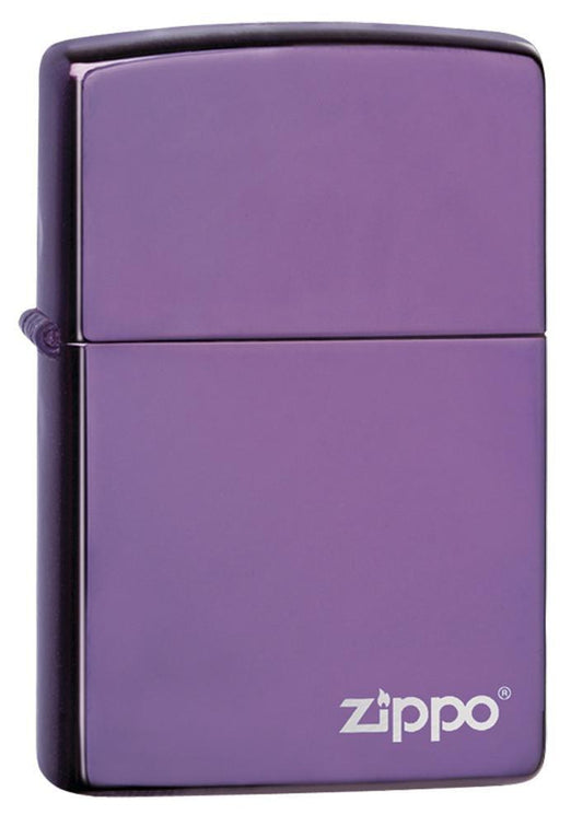 28124- Abyss Windproof Zippo Lighter with a laser engrave Zippo logo