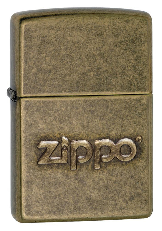 28994, Antique Brass Lighter with Zippo Stamping