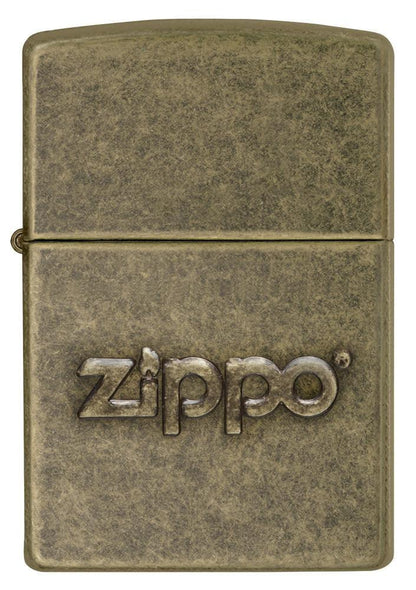 28994, Antique Brass Lighter with Zippo Stamping