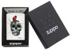 Steven Spazuk Art Skull and Bird Windproof Lighter in packaging