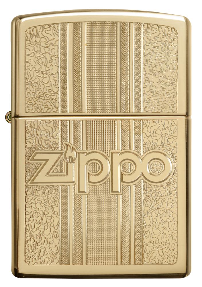 Front view of the Zippo and Pattern Design