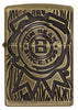 Front of Jim Beam® Armor® Antique Brass Windproof Lighter