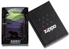 Bear Landscape Design 540 Color Windproof Lighter in its packaging