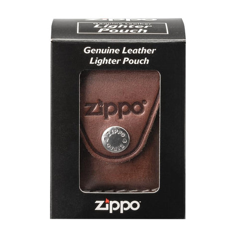 Brown Lighter Pouch- Clip in its packaging