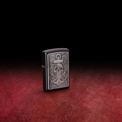Skull Anchor Emblem Zippo