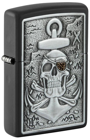 Skull Anchor Emblem Zippo