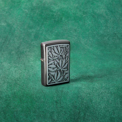 Cannabis Emblem Zippo