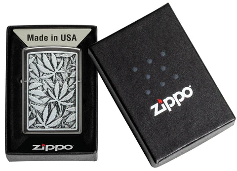 Cannabis Emblem Zippo